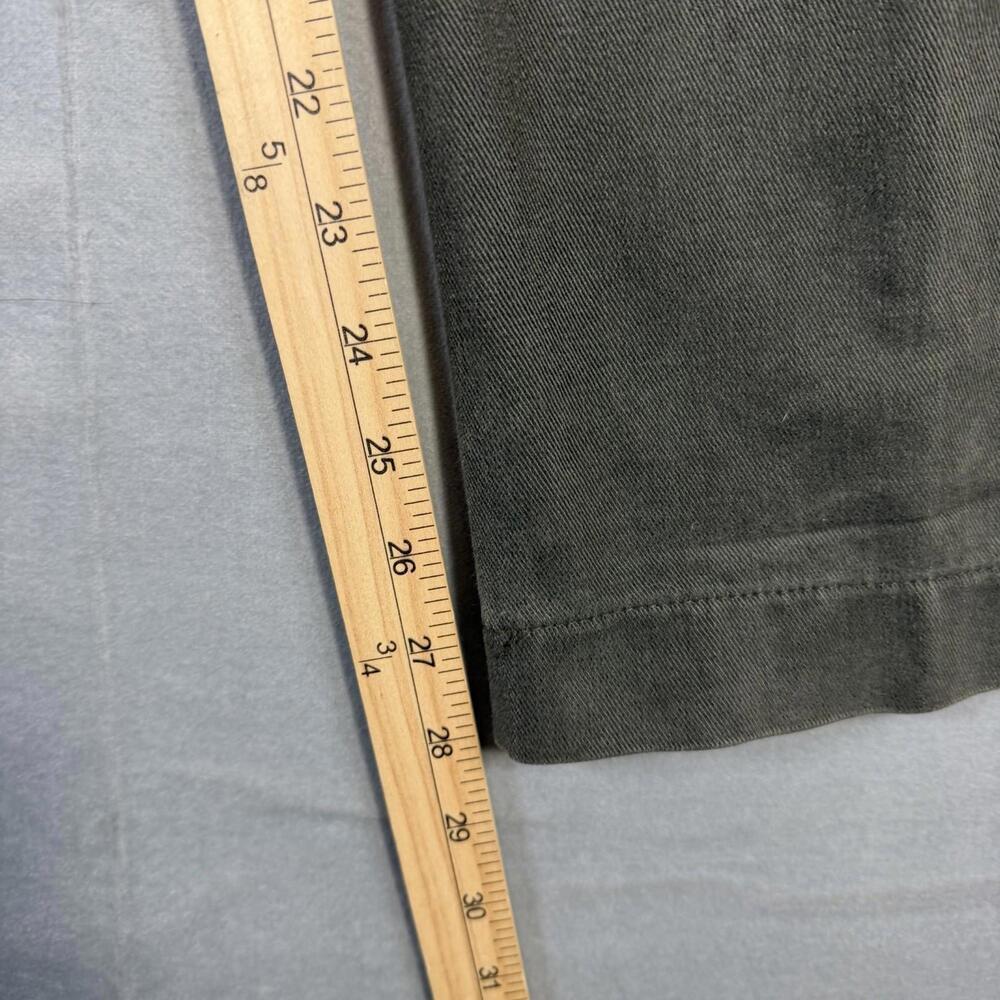 Vintage Tommy Hilfiger Cargo Pants Mens 36x30 Olive Green Pleated Twill 90s - Picture 8 of 8